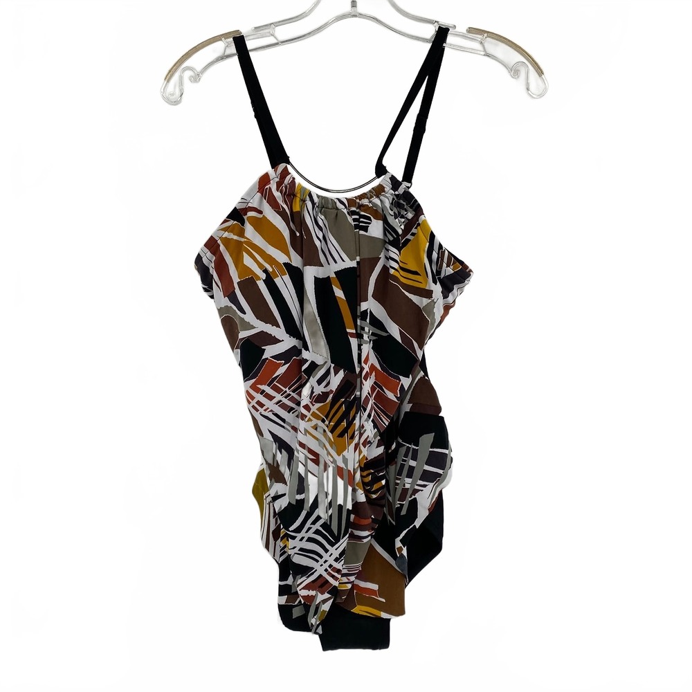 Magic Suit Black Brown One Piece Esme Printed Swimsuit | Womens 12